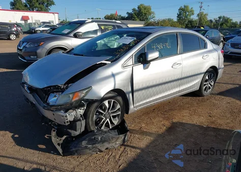 2015 Honda Civic Ex z USA, uszkodzony, nr VIN 19XFB2F85FE068517